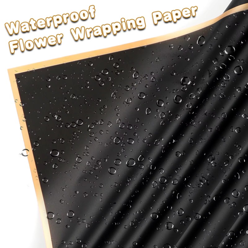 20 Sheets Black Flower Wrappin - Florist Flower Supply 评论和价格