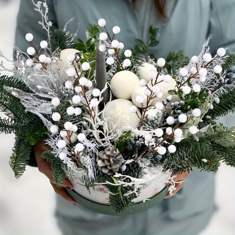 24pcs Artificial Flowers Berry - Florist Supply Bulk 评论和价格