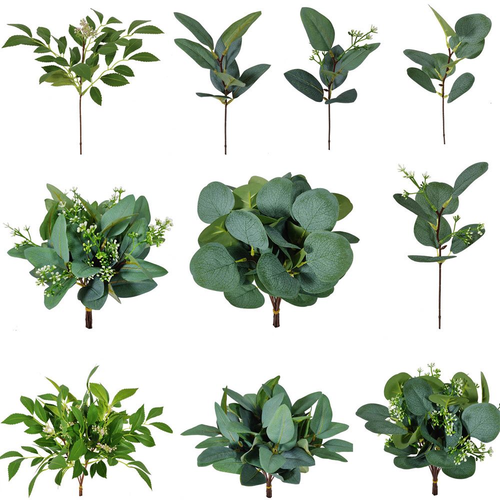 1/10PCS Artificial Plant Eucal - Florist Supply Bulk 评论和价格