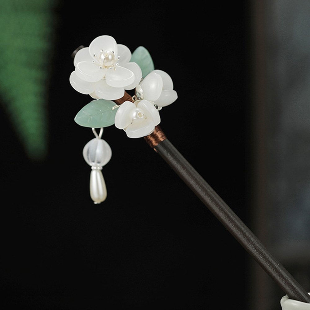 Retro Flower Hairpin Sandalwoo - Supply Florist 评论和价格